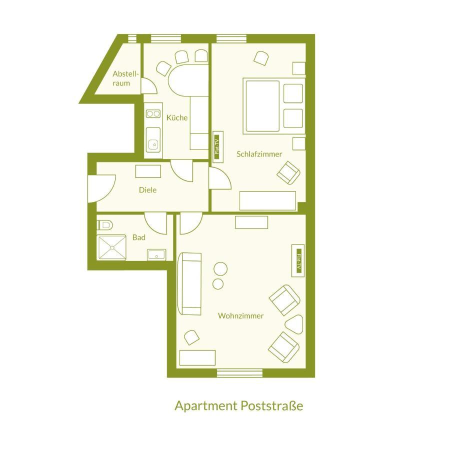 Apartments Am Park Naumburg  Dış mekan fotoğraf